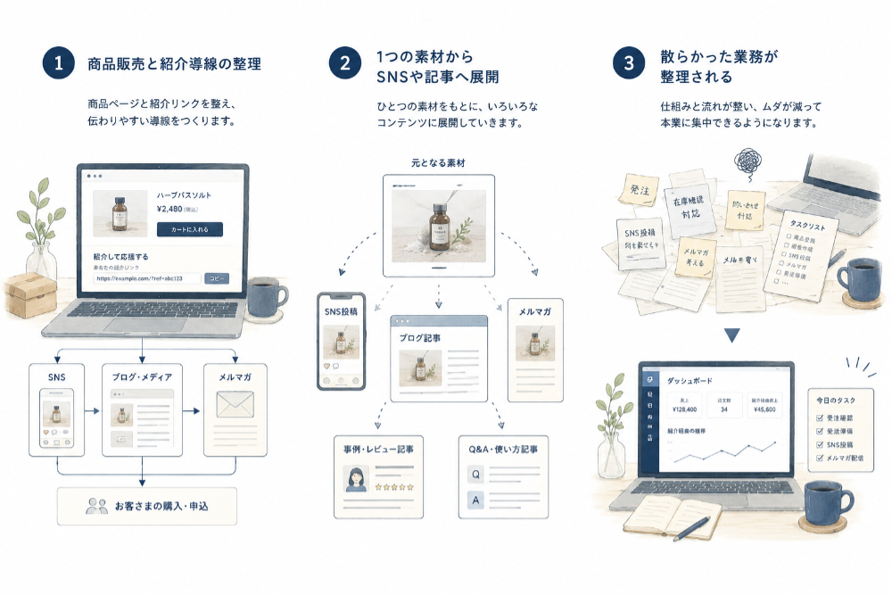 NET-KIDOUが考える実務改善の流れ